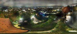 Archiv Foto Webcam Graz: Panorama vom Schlossberg 01:00