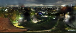 Archiv Foto Webcam Graz: Panorama vom Schlossberg 03:00