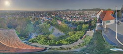 Archiv Foto Webcam Graz: Panorama vom Schlossberg 08:00