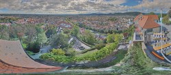 Archiv Foto Webcam Graz: Panorama vom Schlossberg 13:00
