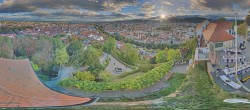 Archiv Foto Webcam Graz: Panorama vom Schlossberg 17:00