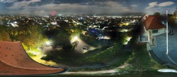 Archiv Foto Webcam Graz: Panorama vom Schlossberg 01:00