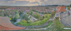Archiv Foto Webcam Graz: Panorama vom Schlossberg 13:00
