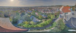 Archiv Foto Webcam Graz: Panorama vom Schlossberg 09:00