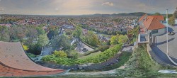 Archiv Foto Webcam Graz: Panorama vom Schlossberg 13:00
