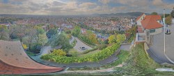 Archiv Foto Webcam Graz: Panorama vom Schlossberg 11:00