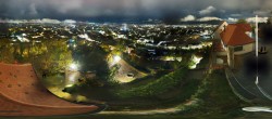 Archiv Foto Webcam Graz: Panorama vom Schlossberg 01:00