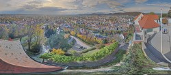 Archiv Foto Webcam Graz: Panorama vom Schlossberg 09:00