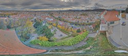 Archiv Foto Webcam Graz: Panorama vom Schlossberg 13:00