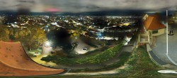 Archiv Foto Webcam Graz: Panorama vom Schlossberg 23:00
