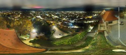 Archiv Foto Webcam Graz: Panorama vom Schlossberg 01:00