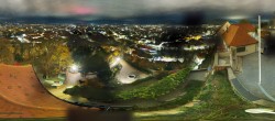 Archiv Foto Webcam Graz: Panorama vom Schlossberg 03:00