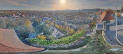 Archiv Foto Webcam Graz: Panorama vom Schlossberg 13:00