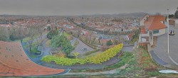 Archiv Foto Webcam Graz: Panorama vom Schlossberg 08:00