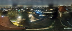 Archiv Foto Webcam Graz: Panorama vom Schlossberg 23:00