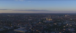 Archiv Foto Webcam Nürnberg (Fernmeldeturm) 19:00