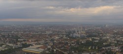 Archiv Foto Webcam Nürnberg (Fernmeldeturm) 19:00