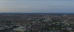 Archiv Foto Webcam Nürnberg (Fernmeldeturm) 19:00