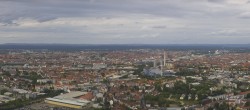 Archiv Foto Webcam Nürnberg (Fernmeldeturm) 15:00