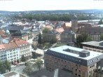Archiv Foto Webcam Bayreuth: Blick vom Rathaus 13:00