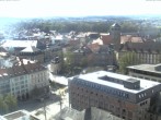 Archiv Foto Webcam Bayreuth: Blick vom Rathaus 09:00