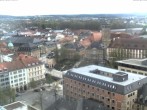 Archiv Foto Webcam Bayreuth: Blick vom Rathaus 13:00