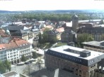 Archiv Foto Webcam Bayreuth: Blick vom Rathaus 13:00