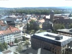 Archiv Foto Webcam Bayreuth: Blick vom Rathaus 13:00