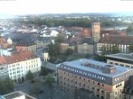 Archiv Foto Webcam Bayreuth: Blick vom Rathaus 19:00
