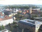 Archiv Foto Webcam Bayreuth: Blick vom Rathaus 17:00