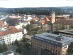 Archiv Foto Webcam Bayreuth: Blick vom Rathaus 17:00