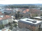 Archiv Foto Webcam Bayreuth: Blick vom Rathaus 12:00