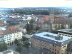 Archiv Foto Webcam Bayreuth: Blick vom Rathaus 19:00