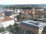 Archiv Foto Webcam Bayreuth: Blick vom Rathaus 17:00