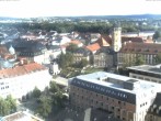 Archiv Foto Webcam Bayreuth: Blick vom Rathaus 17:00