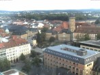 Archiv Foto Webcam Bayreuth: Blick vom Rathaus 19:00
