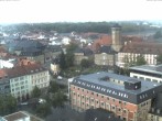 Archiv Foto Webcam Bayreuth: Blick vom Rathaus 17:00