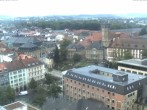 Archiv Foto Webcam Bayreuth: Blick vom Rathaus 05:00
