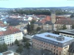 Archiv Foto Webcam Bayreuth: Blick vom Rathaus 19:00