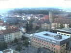 Archiv Foto Webcam Bayreuth: Blick vom Rathaus 19:00