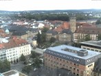 Archiv Foto Webcam Bayreuth: Blick vom Rathaus 17:00
