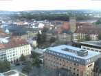 Archiv Foto Webcam Bayreuth: Blick vom Rathaus 19:00