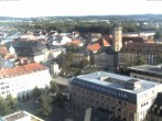 Archiv Foto Webcam Bayreuth: Blick vom Rathaus 17:00