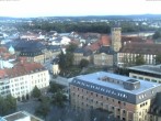 Archiv Foto Webcam Bayreuth: Blick vom Rathaus 19:00
