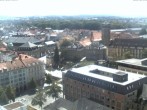 Archiv Foto Webcam Bayreuth: Blick vom Rathaus 11:00