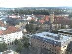 Archiv Foto Webcam Bayreuth: Blick vom Rathaus 17:00