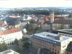 Archiv Foto Webcam Bayreuth: Blick vom Rathaus 17:00