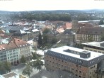 Archiv Foto Webcam Bayreuth: Blick vom Rathaus 11:00