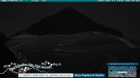 Archiv Foto Webcam Gletschersicht am Stilfser Joch 23:00