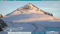 Archiv Foto Webcam Gletschersicht am Stilfser Joch 17:00